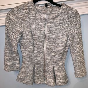 Grey zip up
